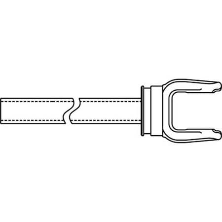 Aftermarket Yoke And Tube Assembly w 1 x 1 18 OD Tube A-11000648-AI